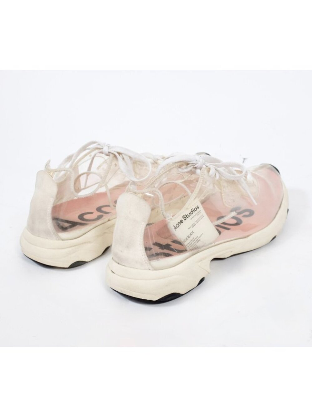 Acne Studios N3W Transparent running shoes sneakers 41-43 US 11 clear plastic - Picture 4 of 10